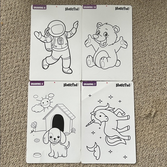 Magic Pad, Kids Tablet, Educational Toy, On the Go Activity, Fun Kids Activity - Picture 5 of 11